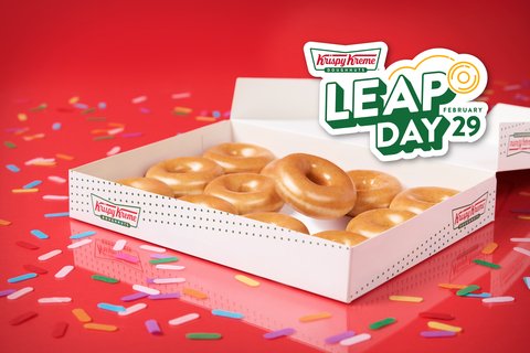 Starts February 29  Krispy Kreme Doughnuts: Original Glazed Dozen for $2.29